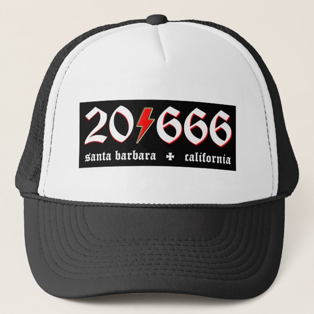 GORRA DE CAMIONERO TWENTY666 (Anverso)