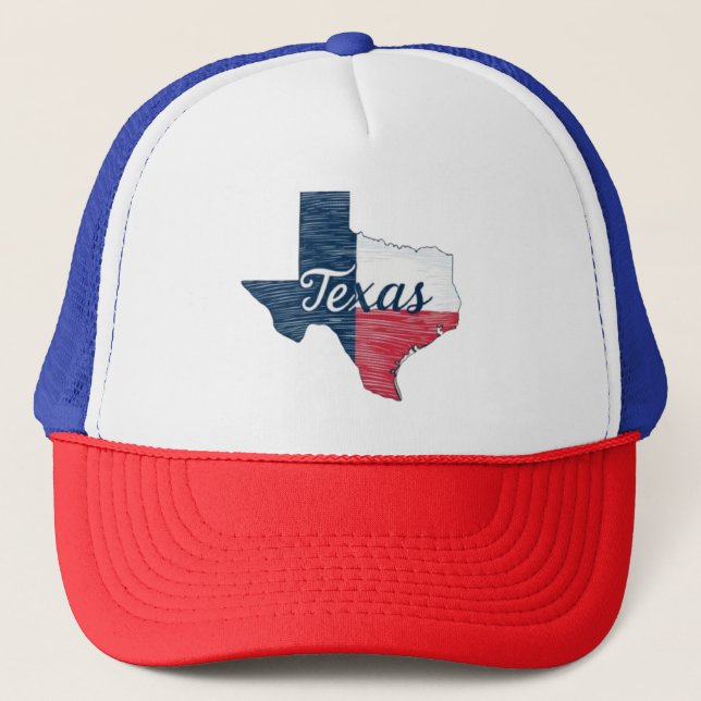 Gorra De Camionero TX Lonestar Texas Trucker Hat (Anverso)