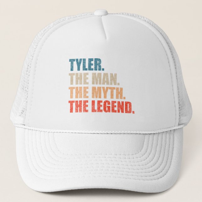 Gorra De Camionero Tyler The Man The Myth The Legend (Anverso)
