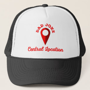Gorra De Camionero Ubicación central del Chiste de papá