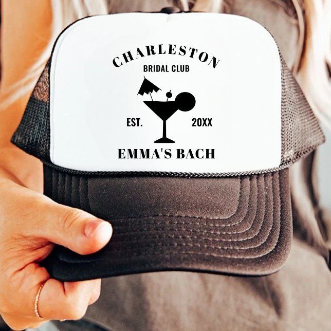 Gorra De Camionero Ubicación personalizado Club Social Bachelorette B (Subido por el creador)