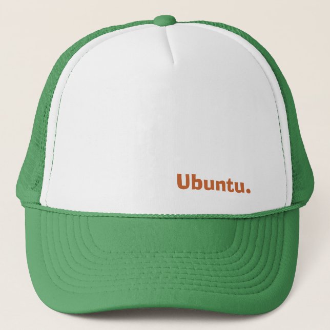Gorra De Camionero Ubuntu. (Anverso)