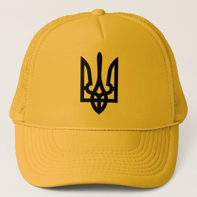 Gorra De Camionero Ucraniano Tryzub Україна (Anverso)
