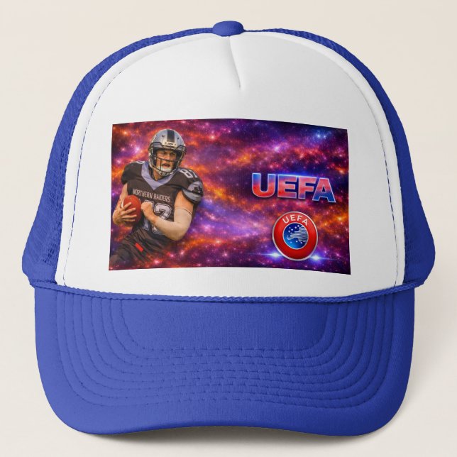 Gorra De Camionero UEFA Cósmica (Anverso)