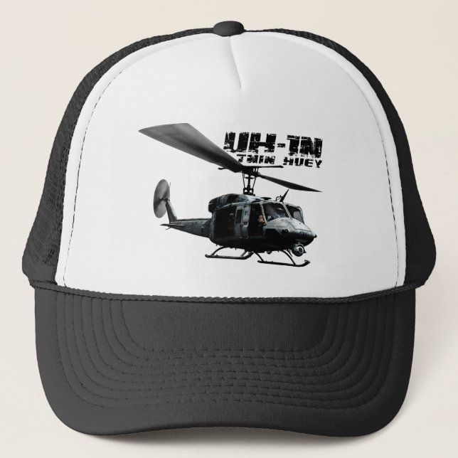Gorra De Camionero UH-1N Huey gemelo (Anverso)