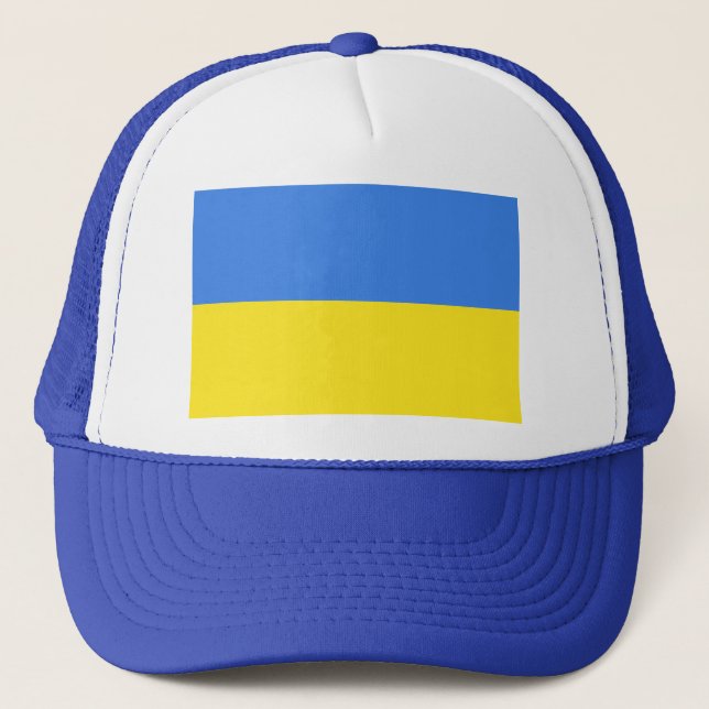 Gorra De Camionero Ukraine Flag Trucker Hat Freedom Peace (Anverso)