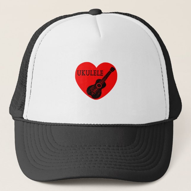 Gorra De Camionero Ukulele Love (Anverso)