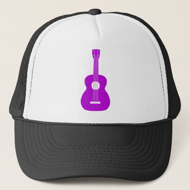 Gorra De Camionero Ukulele - Púrpura (Anverso)