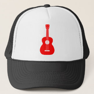 Gorra De Camionero Ukulele - Rojo