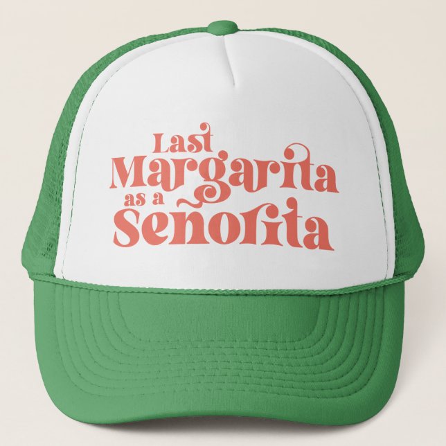Gorra De Camionero Última Margarita como Señorita de Moda (Anverso)