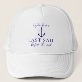 Gorra De Camionero Última travesía antes del fin de semana de despedi