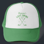 Gorra De Camionero Último club de campo de golf balancín Favoritos de<br><div class="desc">La última vuelta antes del ring golf country club temática Bachelorette fin de semana novia novias favores y regalos gorra deportivo de soltera personalizado,  bachillerato partido de soltera golf verde temática gorra deportiva regalos de novias fiesta de novias favores</div>