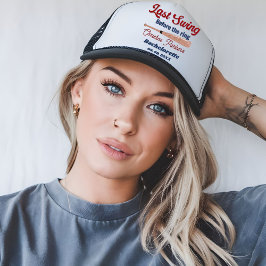 Gorra De Camionero Último swing antes del anillo de béisbol despedida