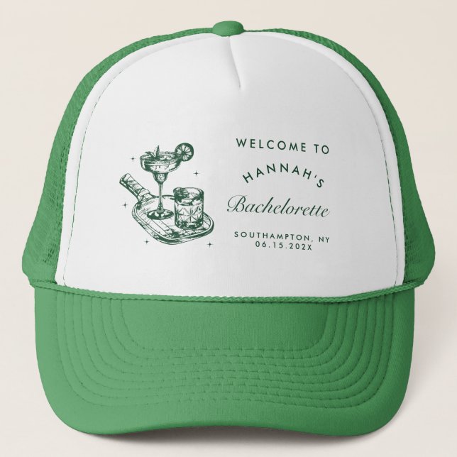 Gorra De Camionero Último Swing Antes del Anillo Pickleball Bach Week (Anverso)