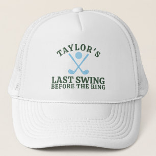 Gorra De Camionero Último Swing antes del Golfista Soltero de la Liga