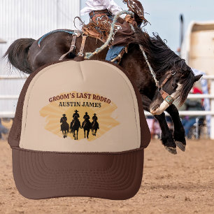 Gorra De Camionero Último Vaquero Novio Nombre Personalizado Vaquero