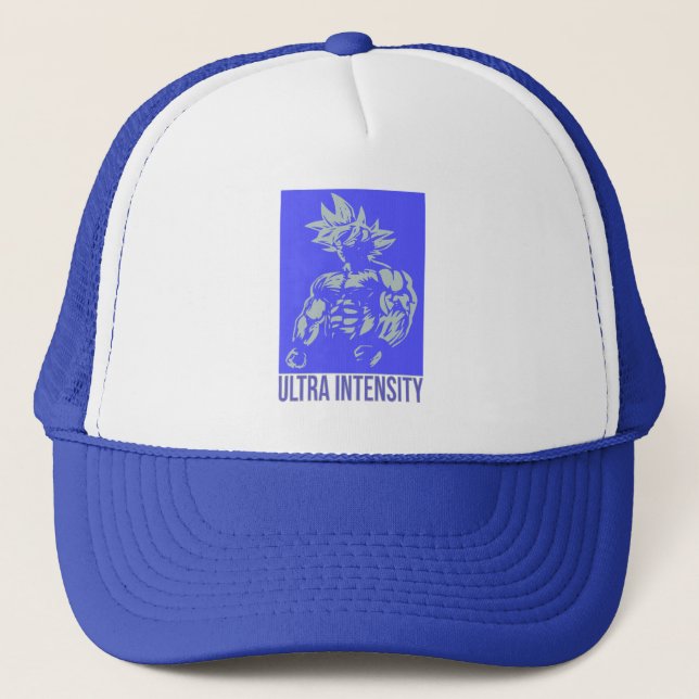 Gorra De Camionero Ultra Intensity Design Anime Fitness - Gym Focus  (Anverso)