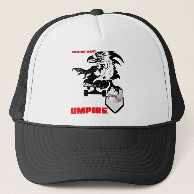 Gorra De Camionero Umpire-Baseball-logo-1 (Anverso)