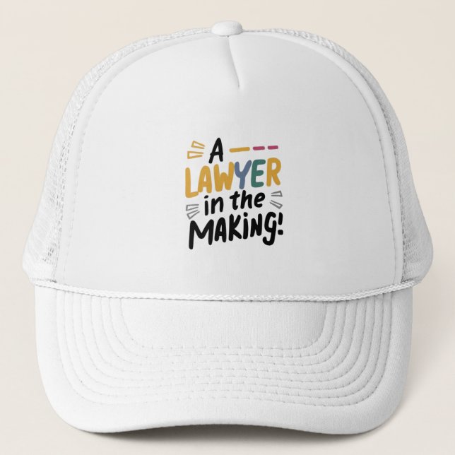 Gorra De Camionero Un abogado en formación (Anverso)