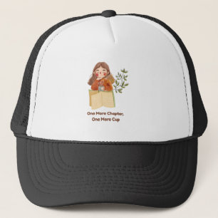 Gorra De Camionero Un capítulo más, una taza más Amante de los libr