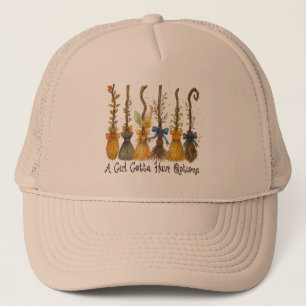 Gorra De Camionero Un Chica debe tener opciones Halloween