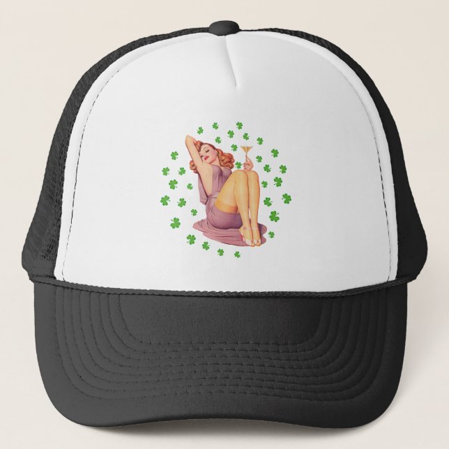 Gorra De Camionero Un Chica irlandés (Anverso)