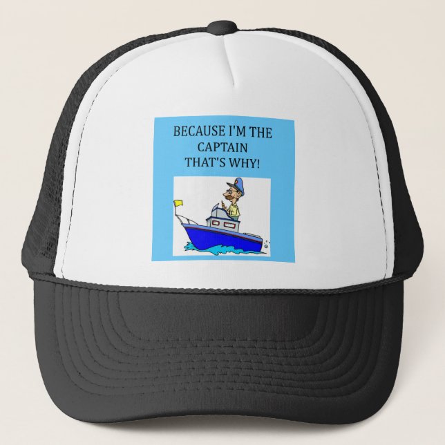Gorra De Camionero un chiste divertido del capitán del canotaje (Anverso)