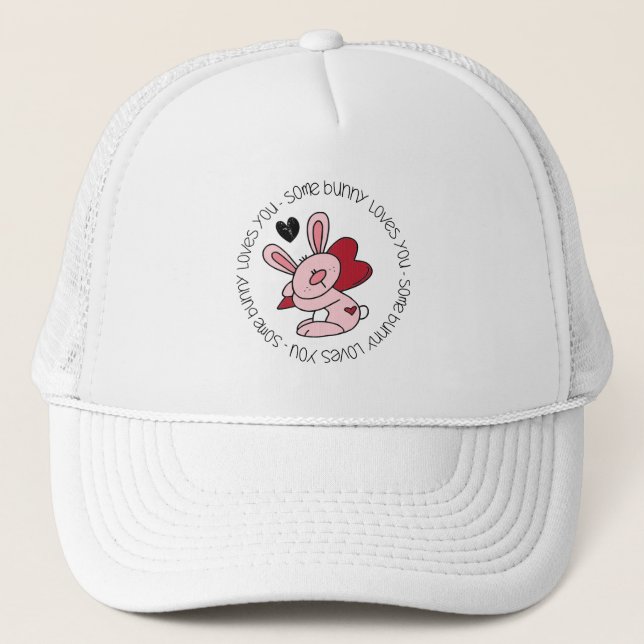 Gorra De Camionero Un conejo te ama (Anverso)