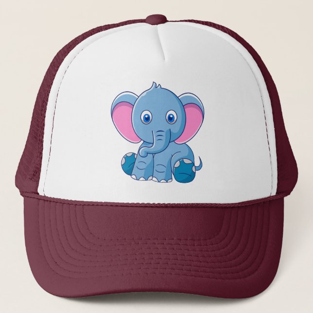Gorra De Camionero Un elefante pequeño (Anverso)
