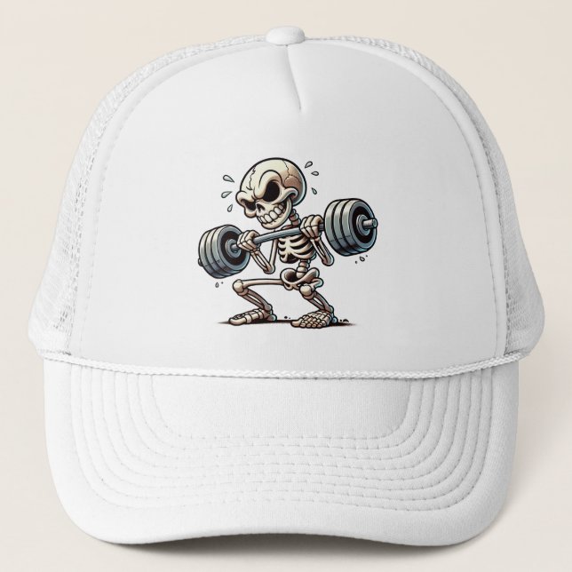 Gorra De Camionero Un esqueleto difícil de elaborar (Anverso)