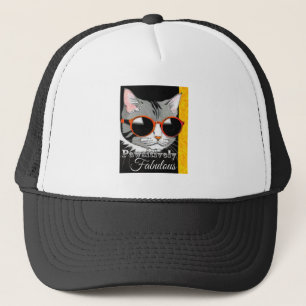 Gorra De Camionero Un gato delicioso