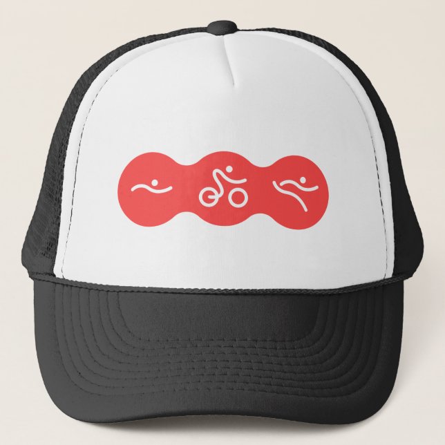 Gorra De Camionero Un gran regalo de Triatlón para tu amigo o familia (Anverso)