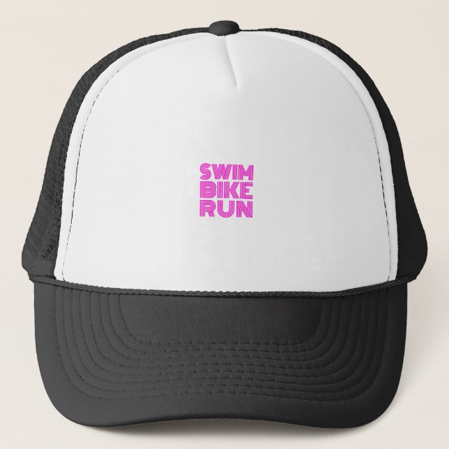 Gorra De Camionero Un gran regalo de Triatlón para tu amigo o familia (Anverso)
