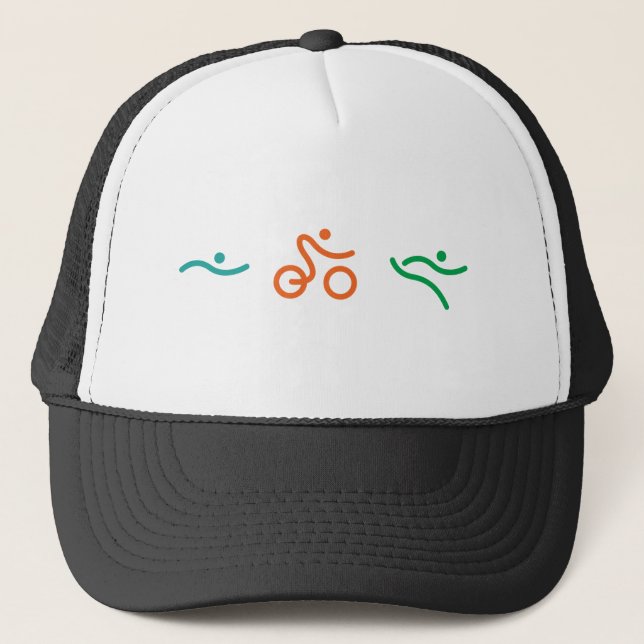 Gorra De Camionero Un gran regalo de Triatlón para tu amigo o familia (Anverso)