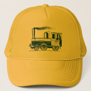 Gorra De Camionero Un hombre y su tren - Verde oscuro