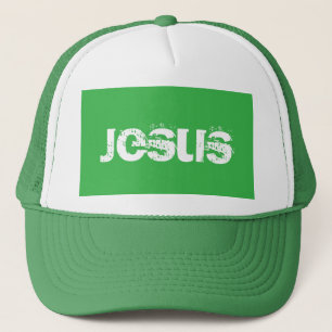 Gorra De Camionero Un Jesús Verde