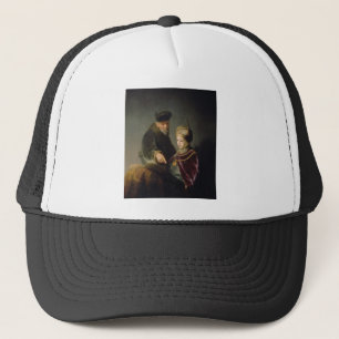 Gorra De Camionero Un joven académico y su tutor - Rembrandt - c1629.