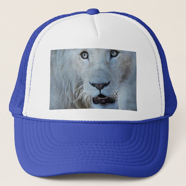 Gorra De Camionero Un león blanco en Sudáfrica (Anverso)