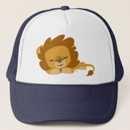 Gorra De Camionero Un león durmiente Personalizado