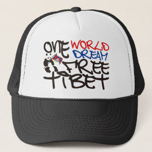 GORRA DE CAMIONERO UN MUNDO UNO TÍBET LIBRE IDEAL