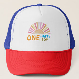 Gorra De Camionero Un niño feliz Sunshine primer cumpleaños o día a d