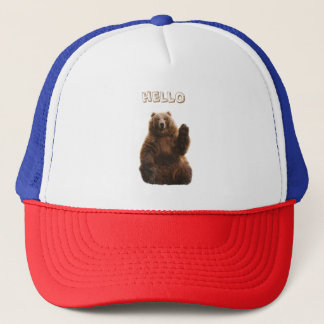 Gorra De Camionero Un ours Brun dit bonjour