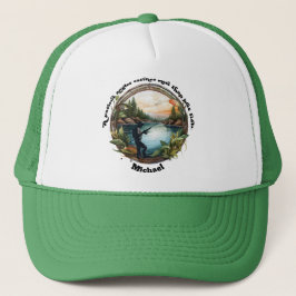 Gorra De Camionero Un pescador angloparlante personalizado