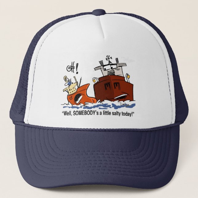 Gorra De Camionero Un poco salado (Anverso)
