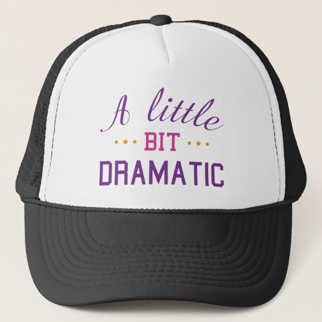 Gorra De Camionero Un poquito Dramático (Anverso)
