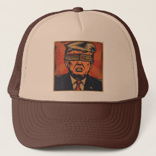 Gorra De Camionero Un presidente con los ojos vendados por problemas 