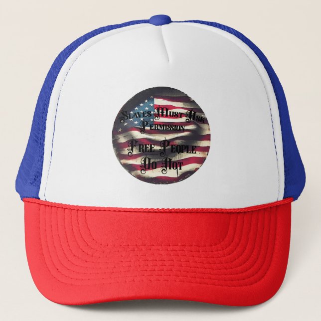 Gorra De Camionero Un pueblo libre (Anverso)