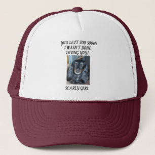 Gorra De Camionero Un recuerdo de amor y recuerdos para mi mascota 1