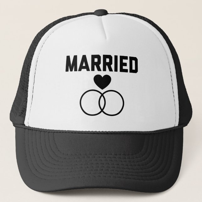 Gorra De Camionero Un regalo de Boda casado (Anverso)