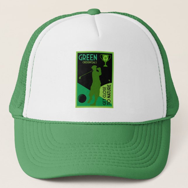 Gorra De Camionero Un regalo de golf original (Anverso)